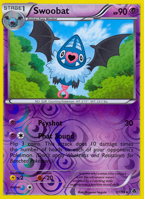 Emerging Powers Swoobat #37/98 reverse holo